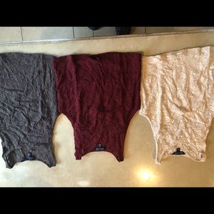 3 Abercrombie tank tops